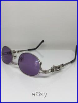 Vintage Jean Paul Gaultier JPG 56-0020 Sunglasses C. Silver Quavo Huncho 1990s