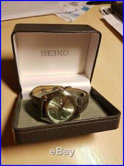 Vintage King Seiko 5626-7000 Automatic Watch with rare green dial