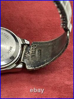Vintage Ladies Zuni Optics Quartz Watch Japan RB Sterling Silver Tips Native