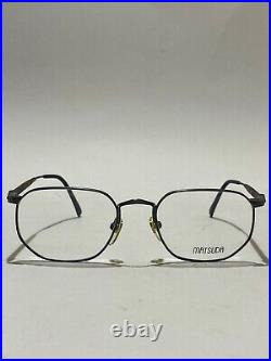 Vintage MATSUDA 2804 AS4H Mens Full Rim Oval Eyeglasses Frame Size 50-19 NOS