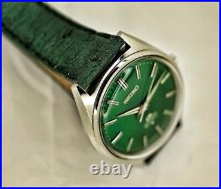 Vintage March 1976 Seiko LM Lordmatic 5601-9000 Jumbo Emerald Green Dial -in USA