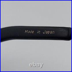 Vintage Matsuda 10638 Millennium Black Rectangular Sunglasses Japan FRAMES ONLY