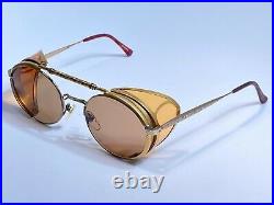 Vintage Matsuda 2809 Side Cups Brown Lens Japan Terminator 1990 Sunglasses