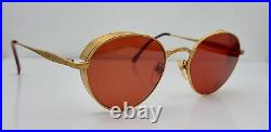 Vintage Matsuda 2829 Gold Oval Metal Sunglasses Frames Japan