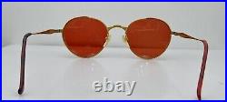 Vintage Matsuda 2829 Gold Oval Metal Sunglasses Frames Japan
