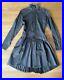 Vintage Matsuda Olive Wool Challis Pleated Dress PLEASE READ AS IS WITH DAMAGE