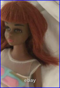 Vintage Mattel Barbie Black Francie Stunning Doll With Original Swimsuit