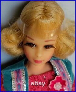 Vintage Mattel Barbie Htf Blonde Short Flip Curly Tnt Francie #1170 Beautiful
