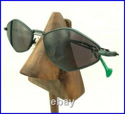 Vintage Nicole Miller 1494 C 0003 53 Green Geometric Sunglasses FRAMES ONLY