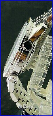 Vintage Ricoh Diver's World Time GMT-61215A Automatic 21J Men's Big Crown Watch