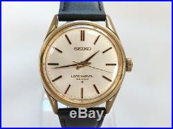 Vintage! SEIKO LORD MARVEL 5740-8000 Hand-Winding Leather Mens Watch from Japan