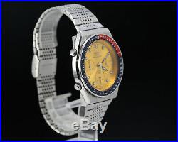 Vintage SEIKO Pogue 7A28-7030 Quartz Chronograph Pepsi Bezel NO RESERVE