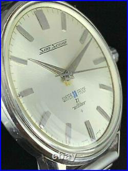 Vintage SEIKO SKYLINER 14092 Hand Winding 21 JEWELS Wrist Watch Japan