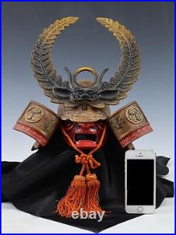 Vintage Samurai Helmet -TOKUGAWA IEYASU's kabuto- Rare