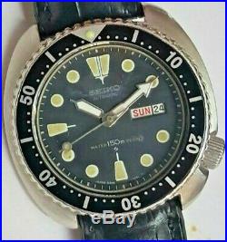 Vintage Seiko 150m Divers Turtle model 6309 7040 automatic watch