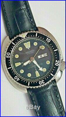 Vintage Seiko 150m Divers Turtle model 6309 7040 automatic watch
