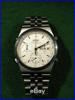 Vintage Seiko 7A38-7280 Quartz Chronograph Men's Watch