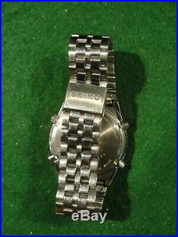 Vintage Seiko 7A38-7280 Quartz Chronograph Men's Watch