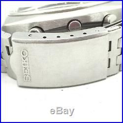 Vintage Seiko Chronograph 6139b Automatic D/d 40mm Mens Japan Wrist Watch A4921