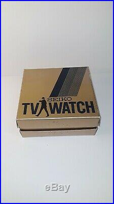 Vintage Seiko James Bond TV Chronograph Mens Watch T001-5019 Box Paperwork 1983
