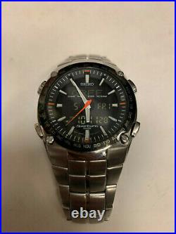 Vintage Seiko Sportura Quartz Watch World Time Chronograph H023