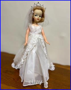 Vintage Tammy Doll Made In Japan Ideal VTG Antique Wedding dress