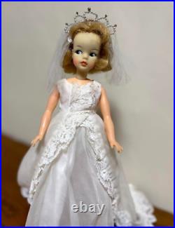 Vintage Tammy Doll Made In Japan Ideal VTG Antique Wedding dress