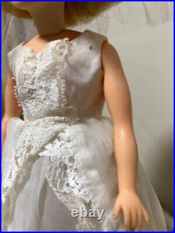 Vintage Tammy Doll Made In Japan Ideal VTG Antique Wedding dress