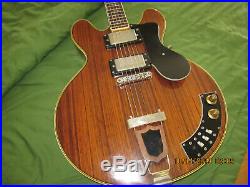 Vintage Ventura V-1502 Al Caiola Electric Semi Hollow Body Guitar Japan Mij Nr
