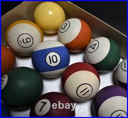 Vintage Very Rare Antique 1880's Celluloid Billiard Balls from Japan