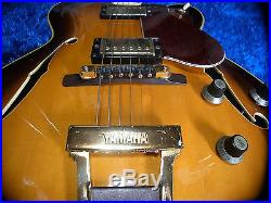 Vintage Yamaha AE-18 ae18 Semi Acoustic Electric Guitar withcase Japan 1227