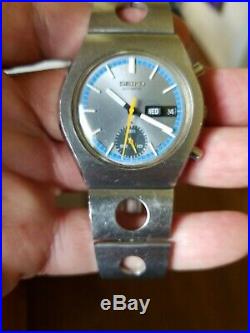 Vintage seiko Chronograph Single Register Cal. 6139 Stainless Steel Automatic