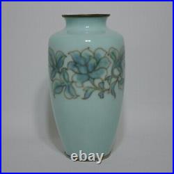 Vintage wired Tamura cloisonne vase flower design