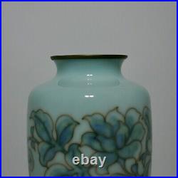 Vintage wired Tamura cloisonne vase flower design