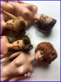 Vtg 1960's Barbie Midge Doll Lot Tag Clothing Shoes Mink Shoes Case Outfits NR