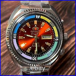Watch Orient KING DIVER Automatic watch KD 21 JEWELS Original Japan Red Dial SK