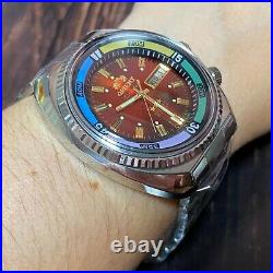 Watch Orient KING DIVER Automatic watch KD 21 JEWELS Original Japan Red Dial SK