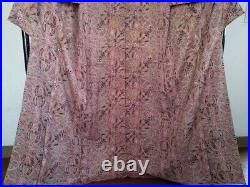 Women's Kimono Komon Chirimen Sarasa Retro Vintage Antique Japan