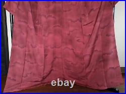 Women's Kimono small pattern of clouds retro vintage antique Japan