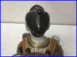 Y1928 STATUE Kutani-ware Kinjiro Ninomiya figure figurine Japan vintage antique