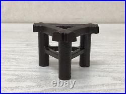 Y2783 OKIMONO Iron Lid Rest signed box Tea Ceremony antique Japan vintage