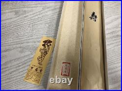 Y3756 SENSU Dancer's Fan moon bird flower box Japan antique vintage kimono