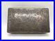 Y4453 BOX Silver accessory case Arabesque signed Japan antique vintage storage