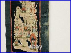 Y5114 KAKEJIKU 13 Buddha paintings Japan hanging scroll interior decor vintage