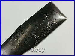 Y7082 YATATE Copper stationery Japan Brush Inkwell Holder antique vintage shuji