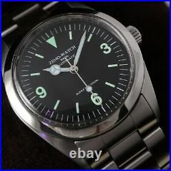 ZENO WATCH BASEL ZN-001 Zeno Explorer Homage ZEX Vintage Automatic Watch & Box